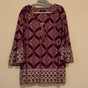 3X Roz & Ali Paisley Top